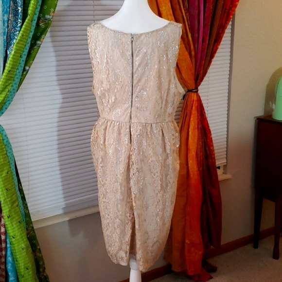 Torrid Lace Skater Dress with Silver Sparkle - Picture 4 of 4